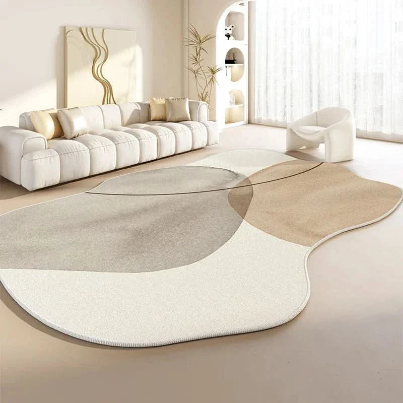 Non Slip Irregular Plush Rug