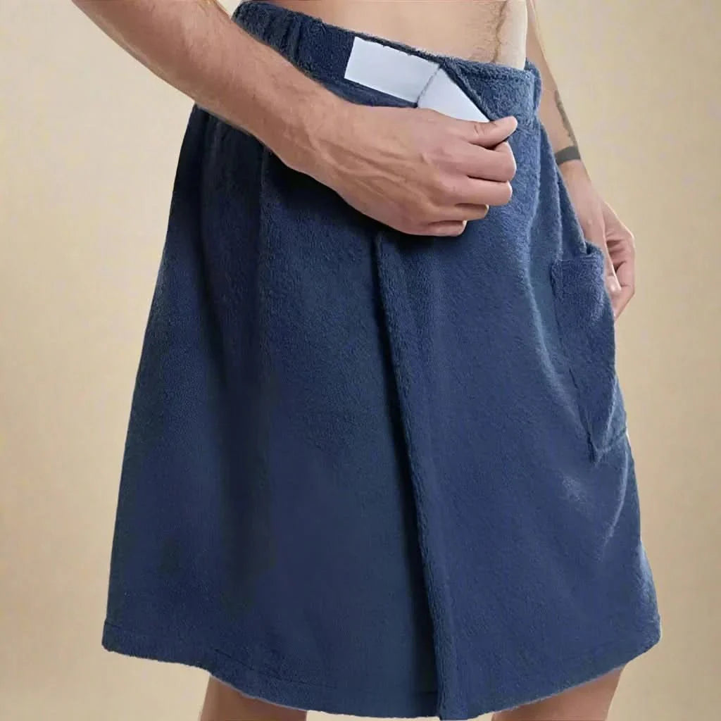 AQUASOFT WRAP – Portable Bath Towel with Elastic Fit