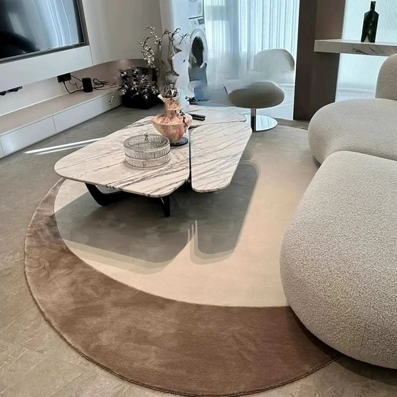 Irregular Plush Area Rug