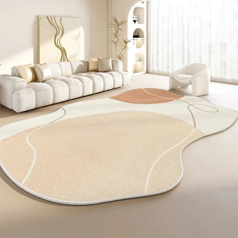Non Slip Irregular Plush Rug