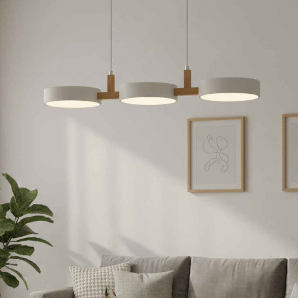 LUMOSCA - Scandinavian LED pendant lamp with warm glow - White