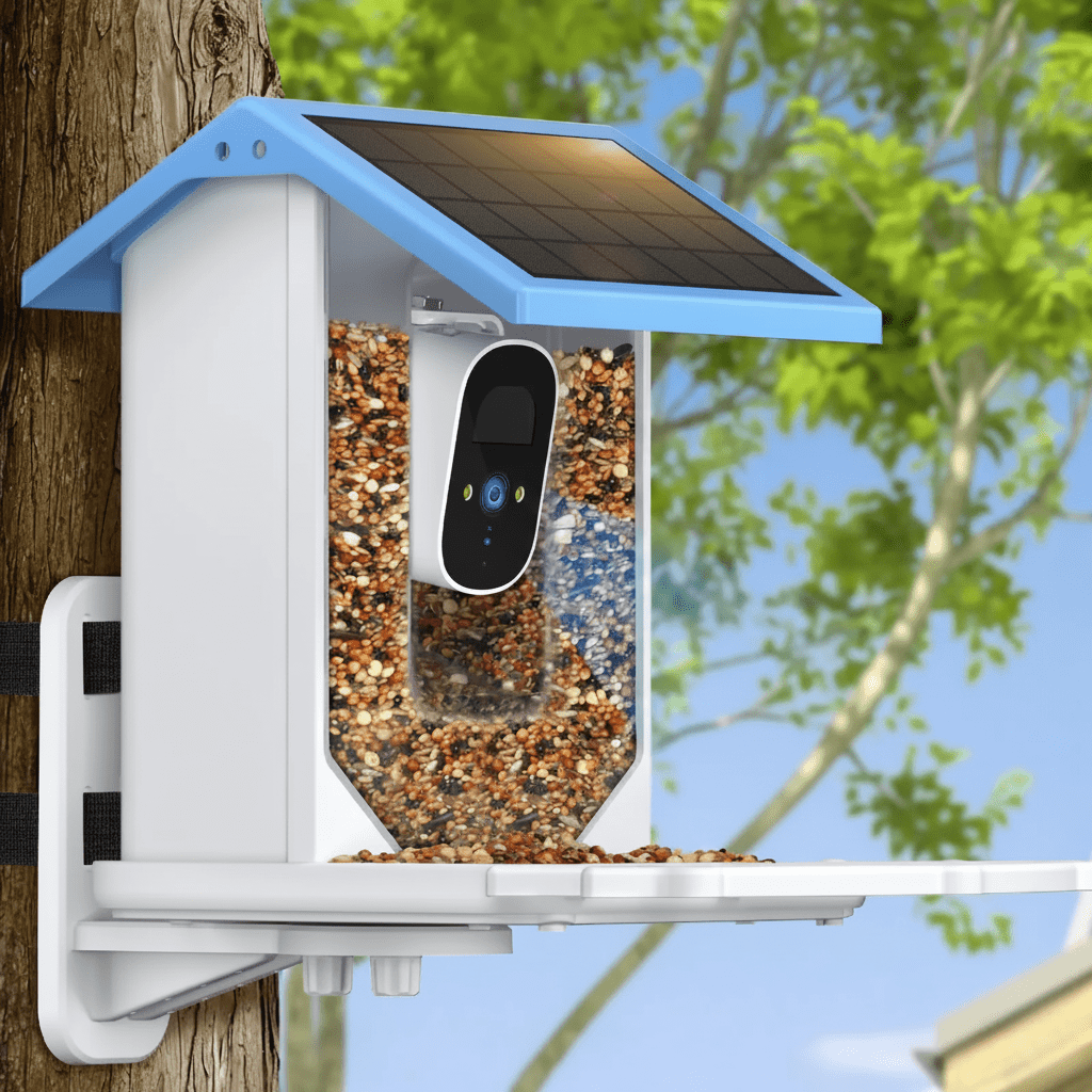 Solar Bird Feeder with HD Camera