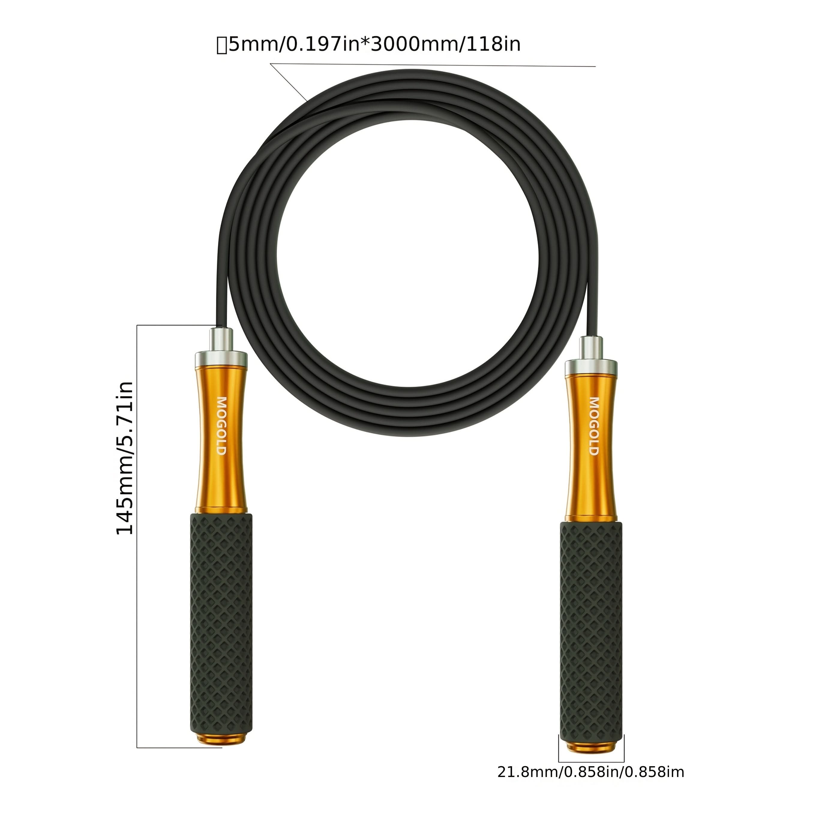 Speed Training Jump Rope Aluminum Alloy Handles | Black & Green | Lightweight Cardio Tool for Home & Gym Workouts