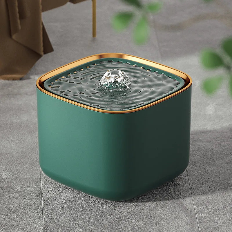 Ultra Quiet 3 L Cat Water Fountain with an Adjustable Flow | Filtered, USB Powered and BPA Free | Four Colors