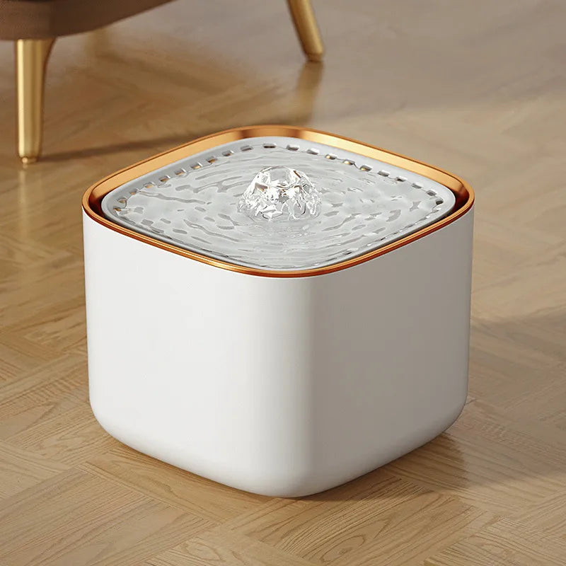 Ultra Quiet 3 L Cat Water Fountain with an Adjustable Flow | Filtered, USB Powered and BPA Free | Four Colors