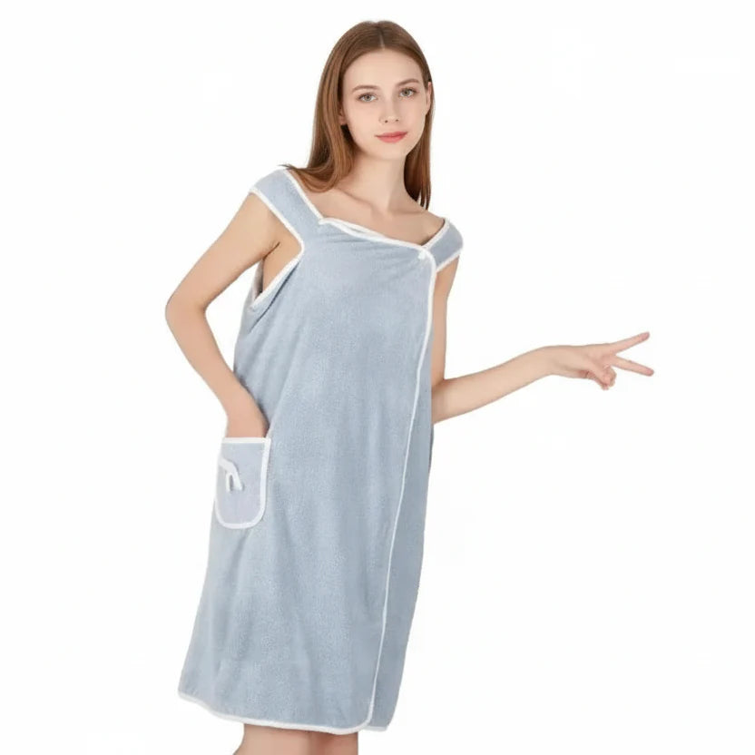 AquaWrap – Quick-Drying Portable Women's Bath Towel