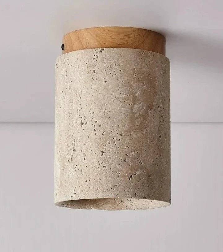 Travertine Ceiling Spotlight LED Stone Light