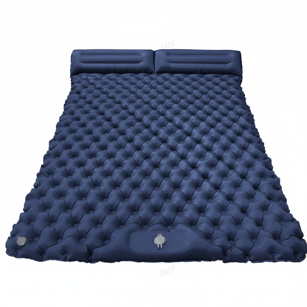 Extra-Wide Inflatable Camping Mattress | 8 Colors | Built-In Pump, TPU Nylon, Water-Resistant Outdoor Comfort