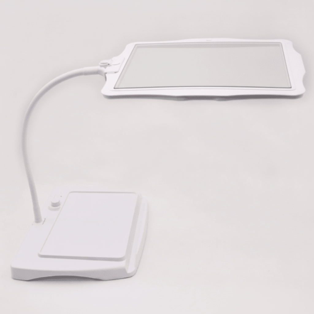 HANDWERK LUX - Table magnifier with LED for precise work and clear details - White