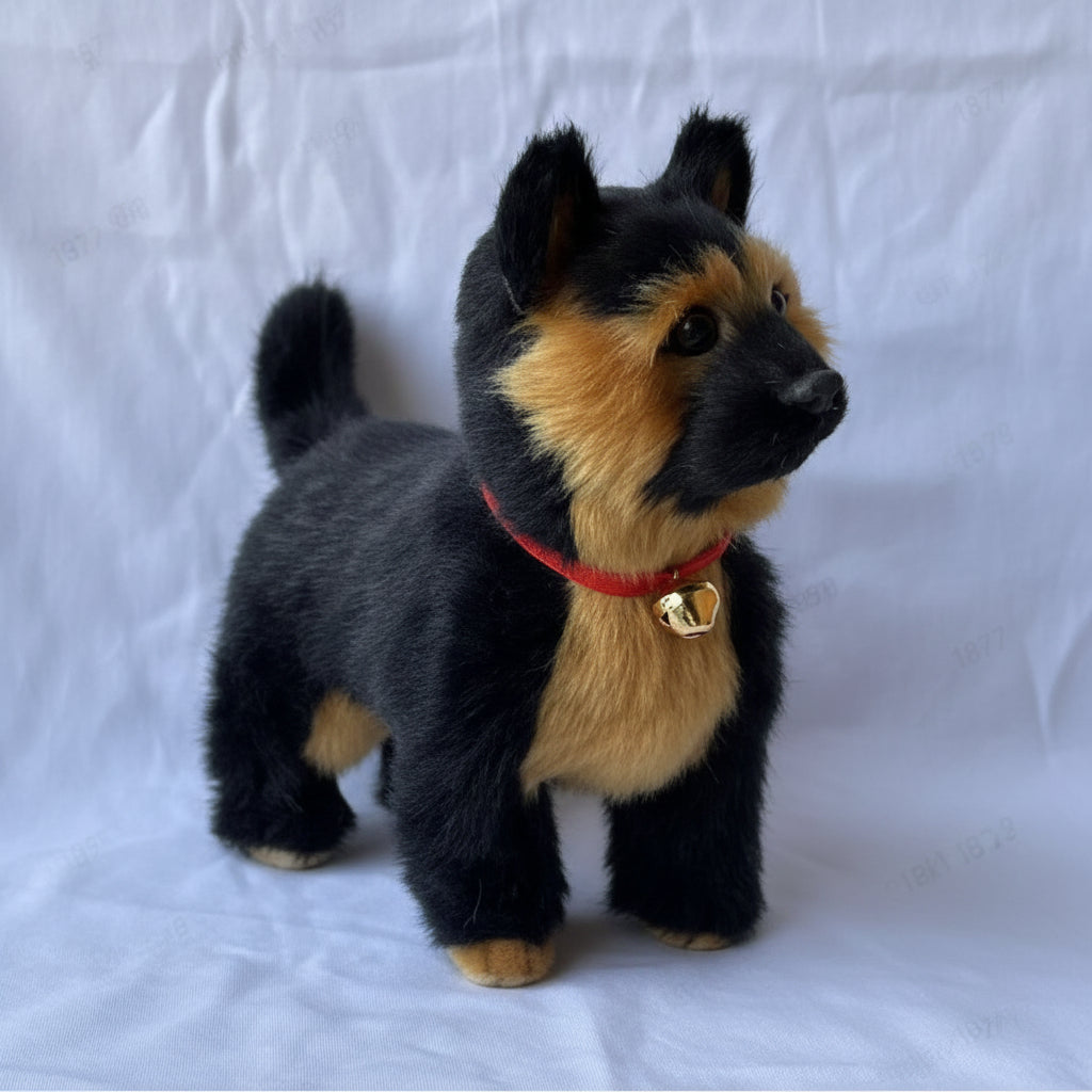 Interactive Robot Puppy Toy Walks, Barks & Wags Tail | Soft Plush 17 cm | Battery-Operated Companion for Kids