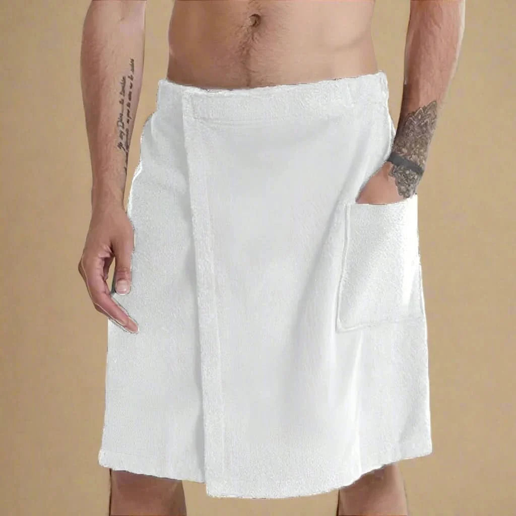 AQUASOFT WRAP – Portable Bath Towel with Elastic Fit