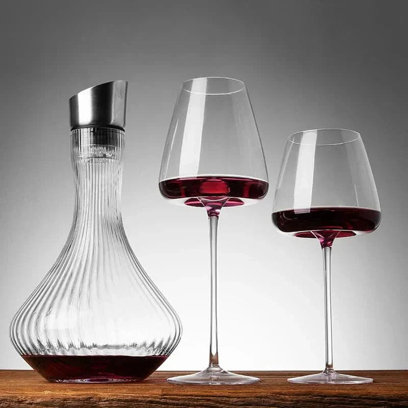 Crystal Wine Champagne Glass Set Multiple Sizes