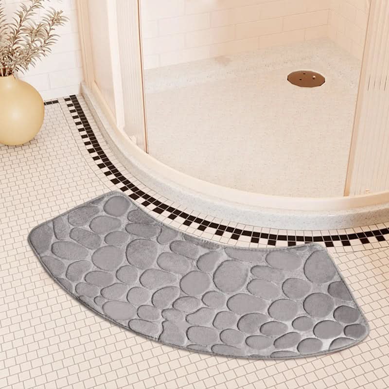 Curved Non Slip Bathroom Mat