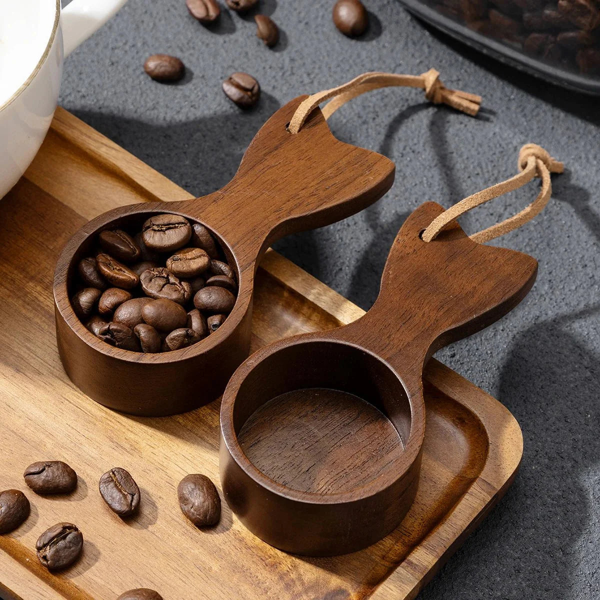 AROMORA – Wooden Measuring Spoon for Coffee Grounds