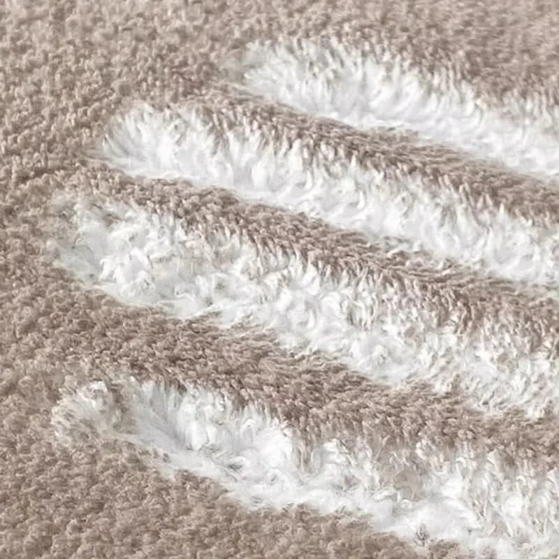 Irregular Plush Area Rug