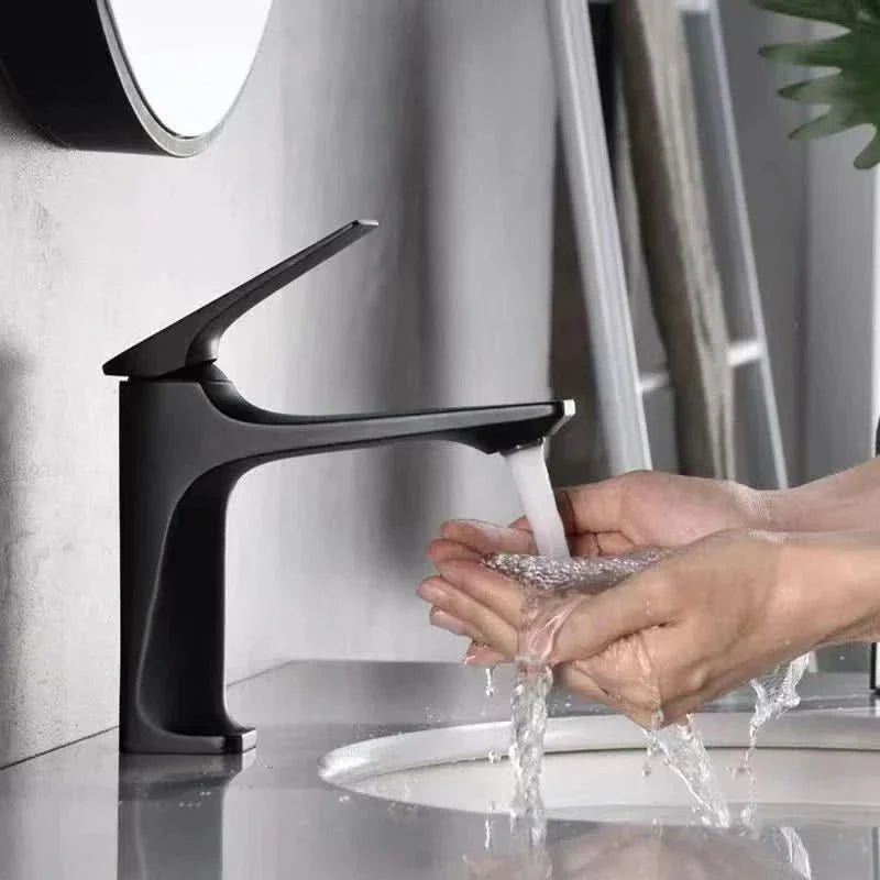 Metal Bathroom Faucet Single Handle