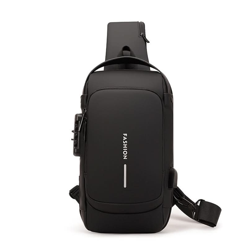 Waterproof Shoulder Travel Bag USB Port
