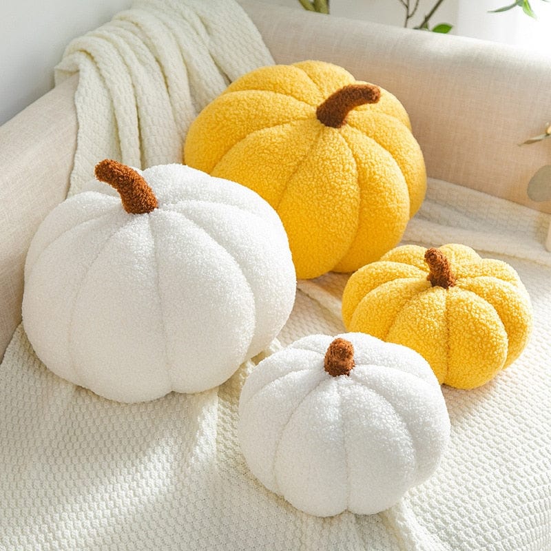 Halloween Pumpkin Throw Pillow | Available in 7 Colors | Plush Accent for Sofas, Chairs, and Beds