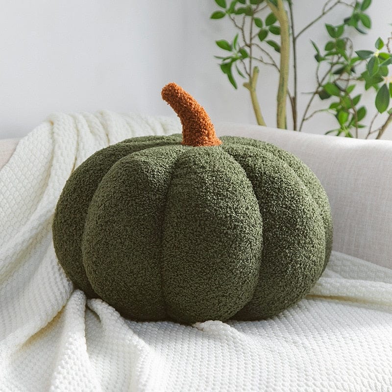 Halloween Pumpkin Throw Pillow | Available in 7 Colors | Plush Accent for Sofas, Chairs, and Beds