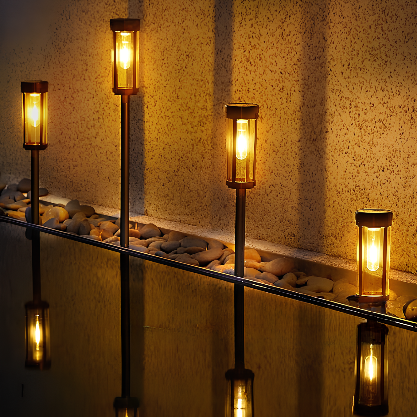 Solar Torch Lights Outdoor Garden
