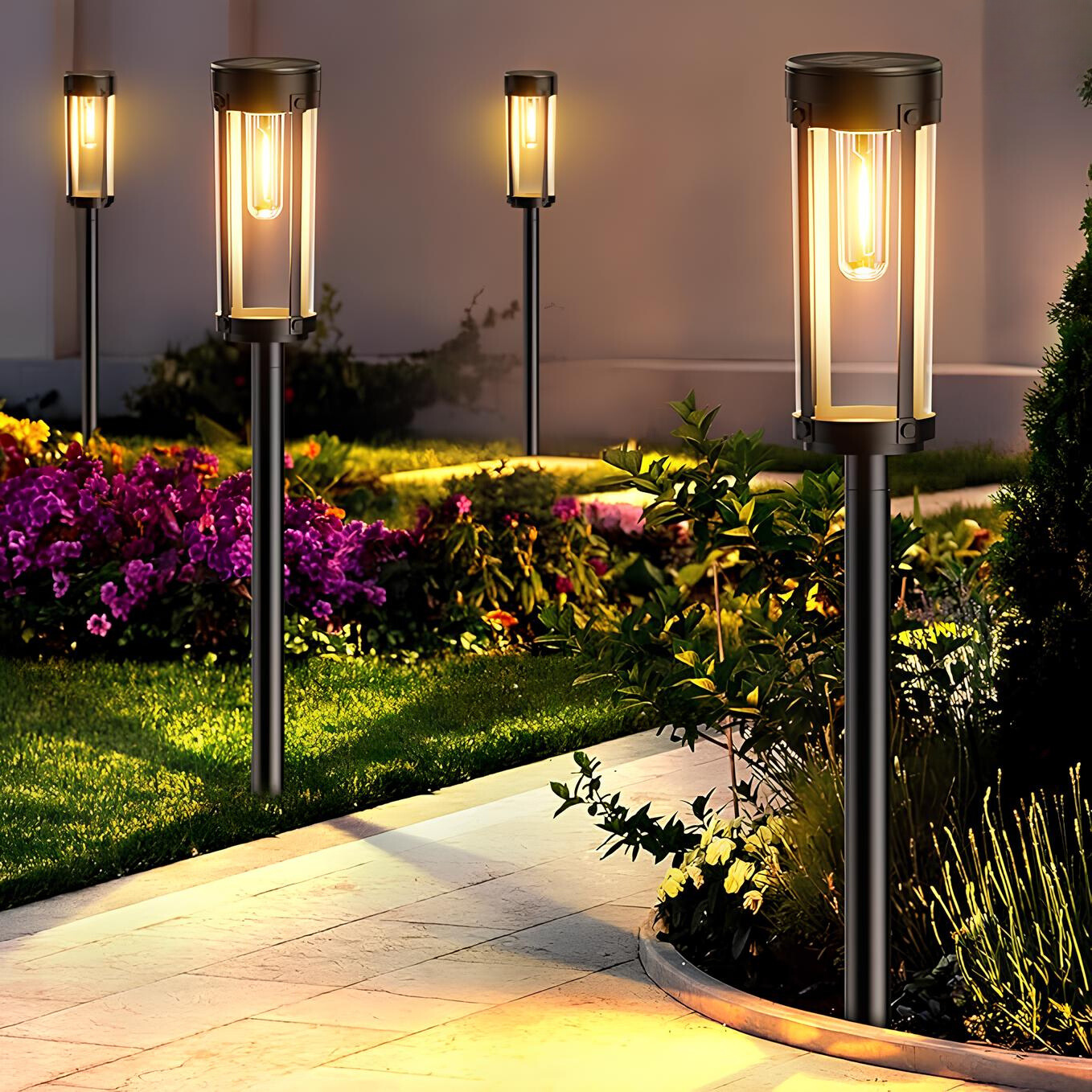 Solar Torch Lights Outdoor Garden