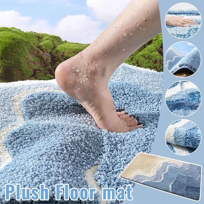 BATHLUXE – Organic Terrain Rug with Soft & Luxurious Feel