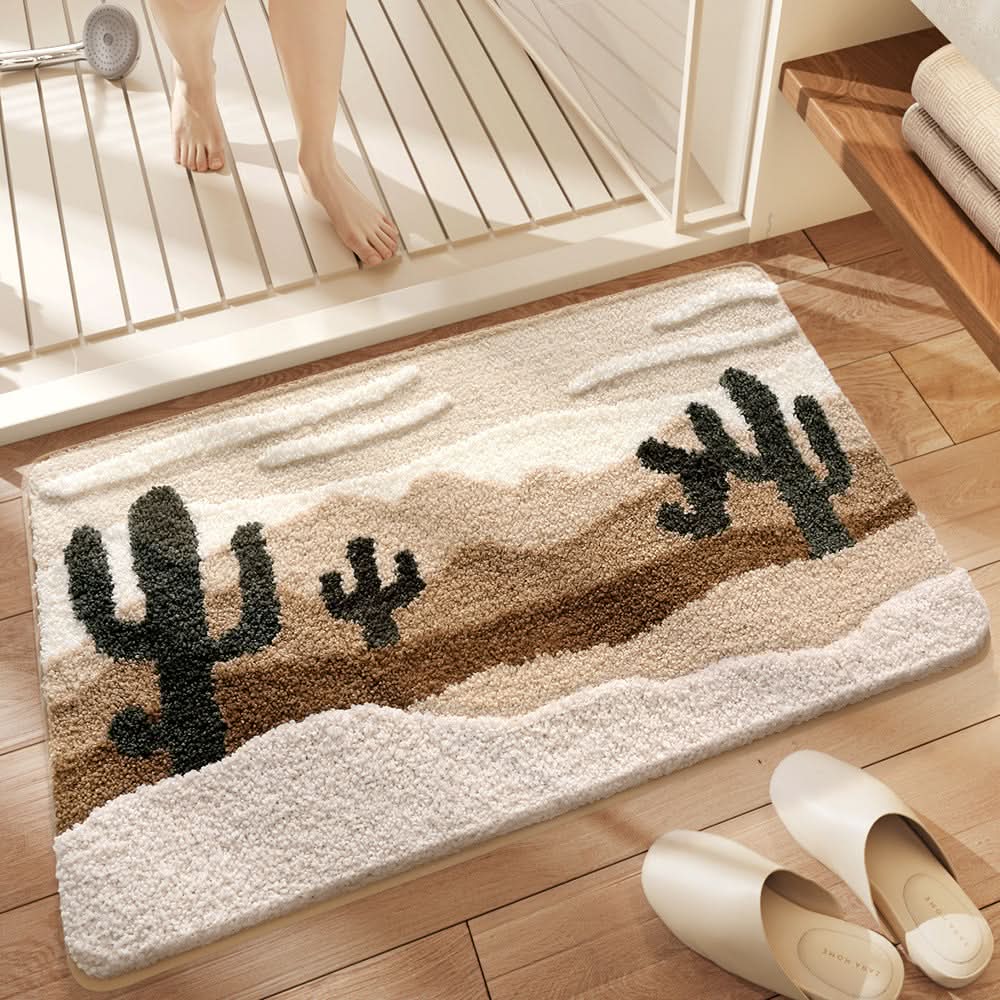 BATHLUXE – Organic Terrain Rug with Soft & Luxurious Feel