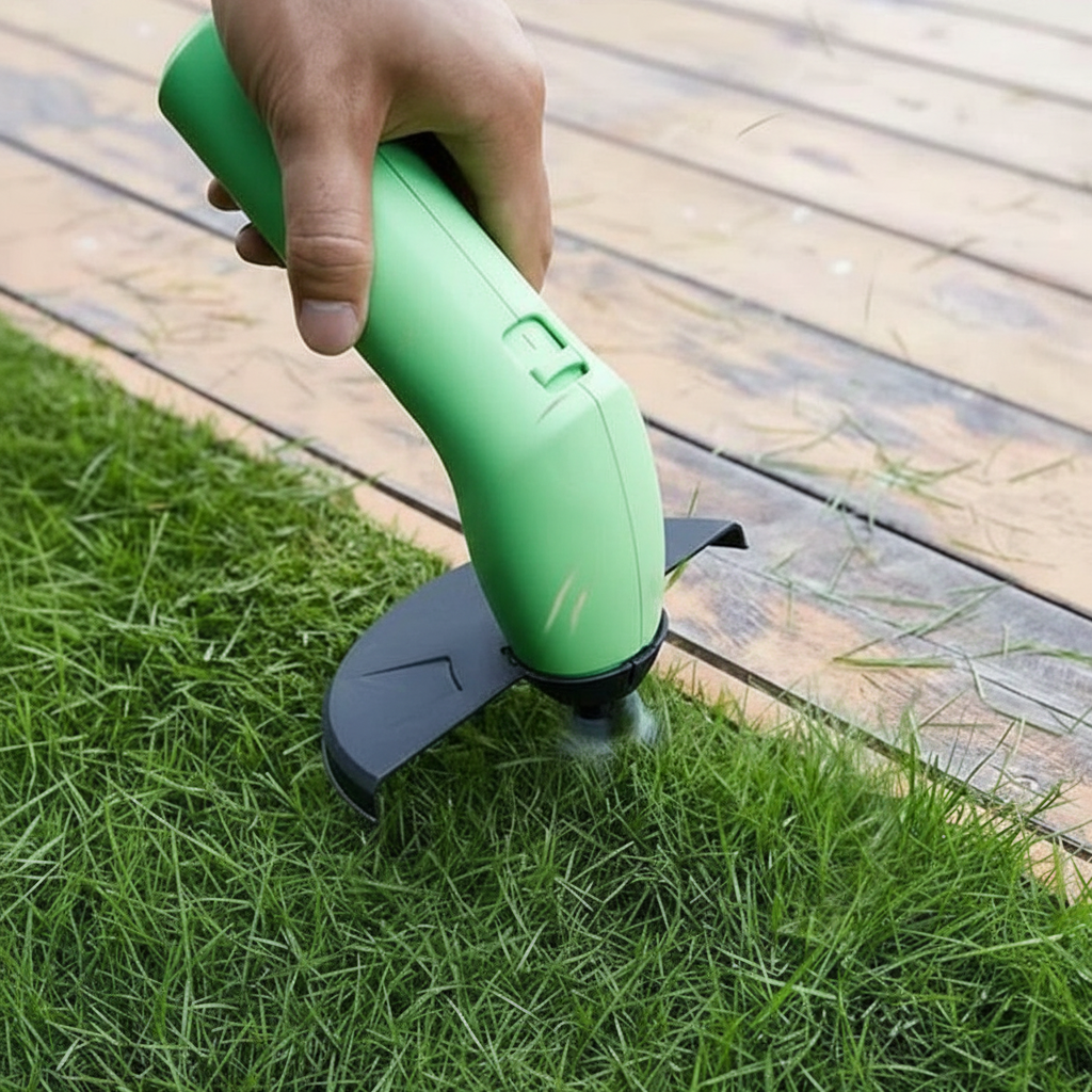 Cordless Battery-Operated Grass Cutter | Lightweight, Adjustable Design | Easy Trimming for Lawns, Edges & Pathways