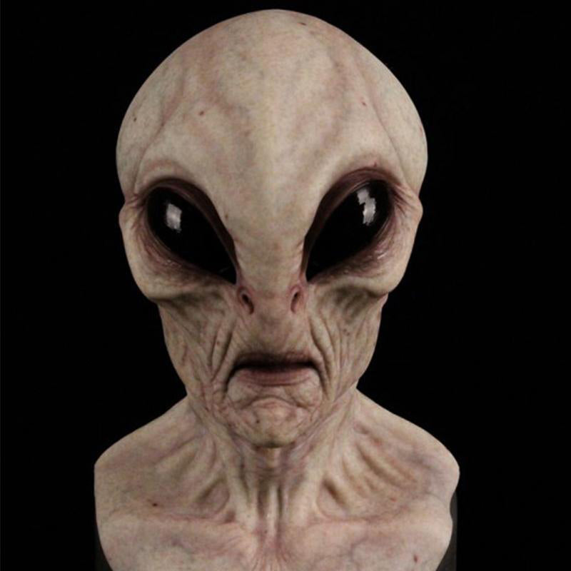 Realistic bearded natural latex full-face Halloween mask, style 17