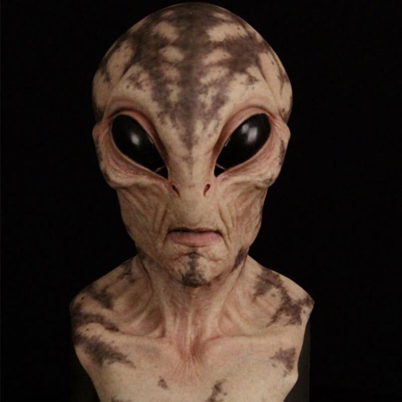 Realistic bearded natural latex full-face Halloween mask, style 20