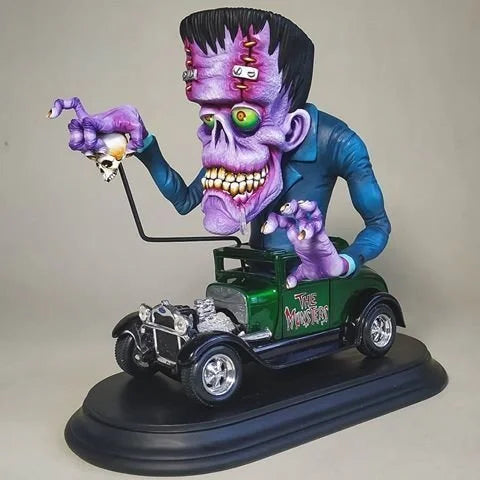 Jack monster style hand painted resin Halloween figurine