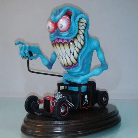 Tooth monster style hand painted resin Halloween figurine