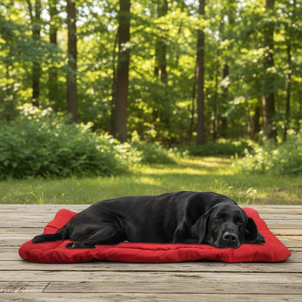 Foldable Waterproof Dog Mat 35.4 x 23.6 In | 4 Colors | Lightweight Portable Pad for Camping, Hiking & Travel