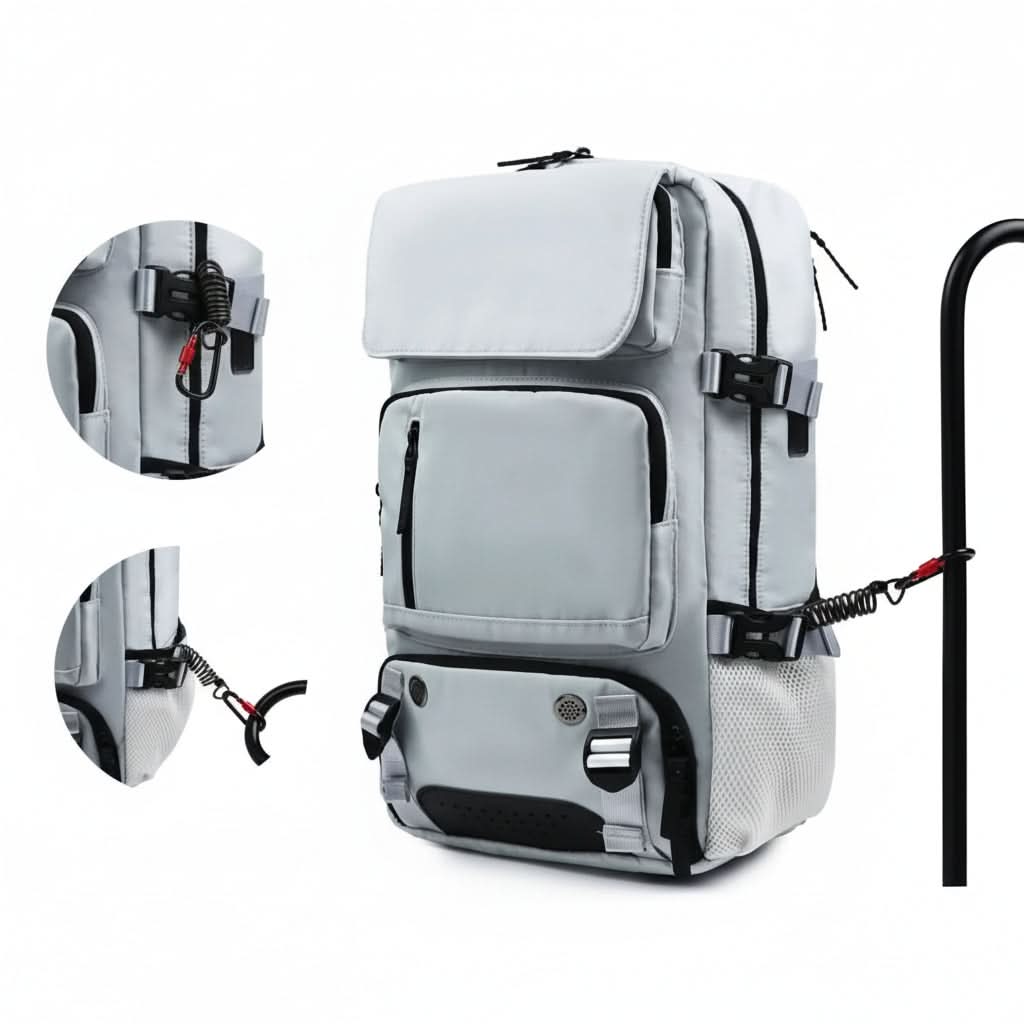 Large Waterproof Travel Backpack with USB Charging Port | 10 Colors | Anti-Theft Pocket for Commuting & Travel