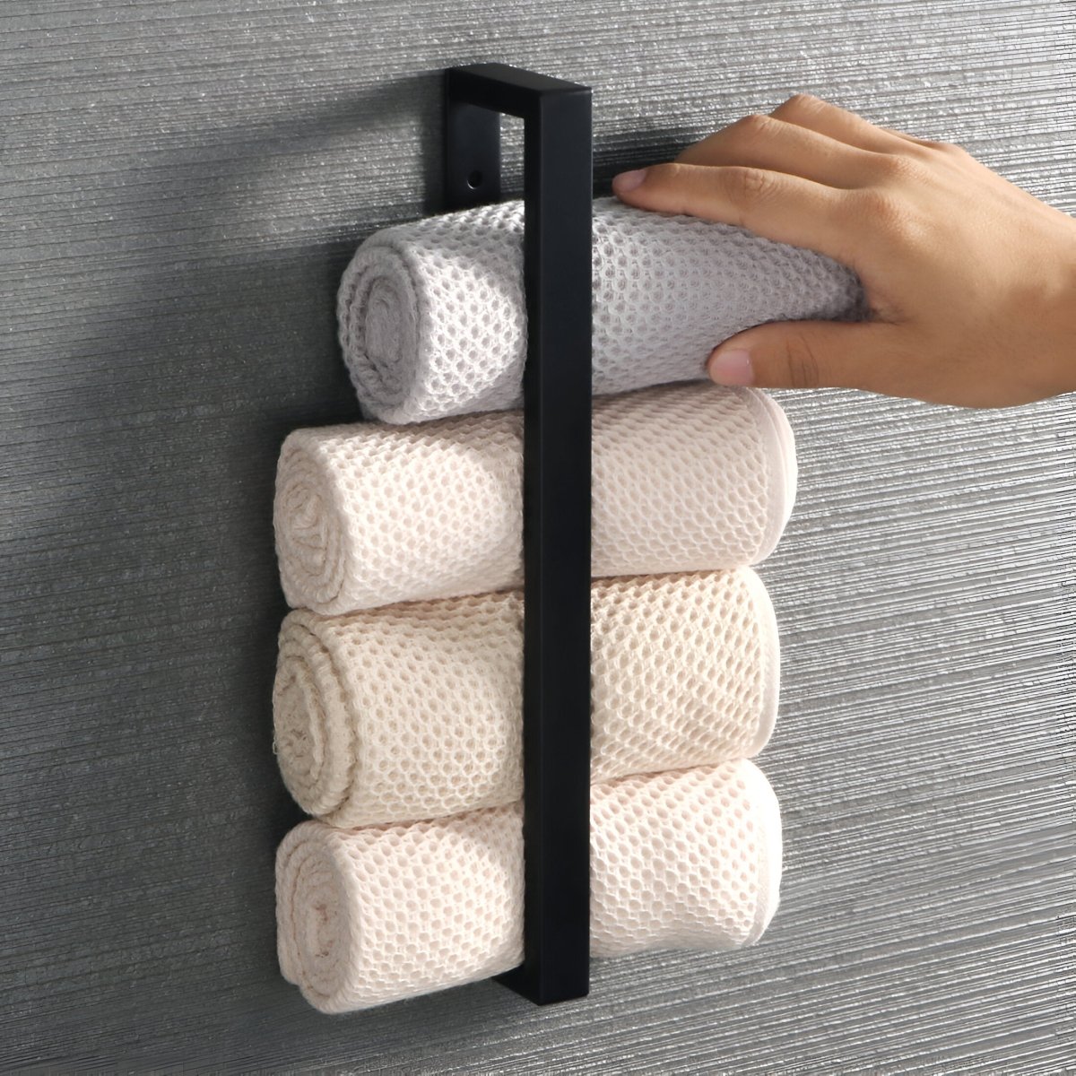 BARHOLD – Wall-mounted towel rack made of sturdy stainless steel