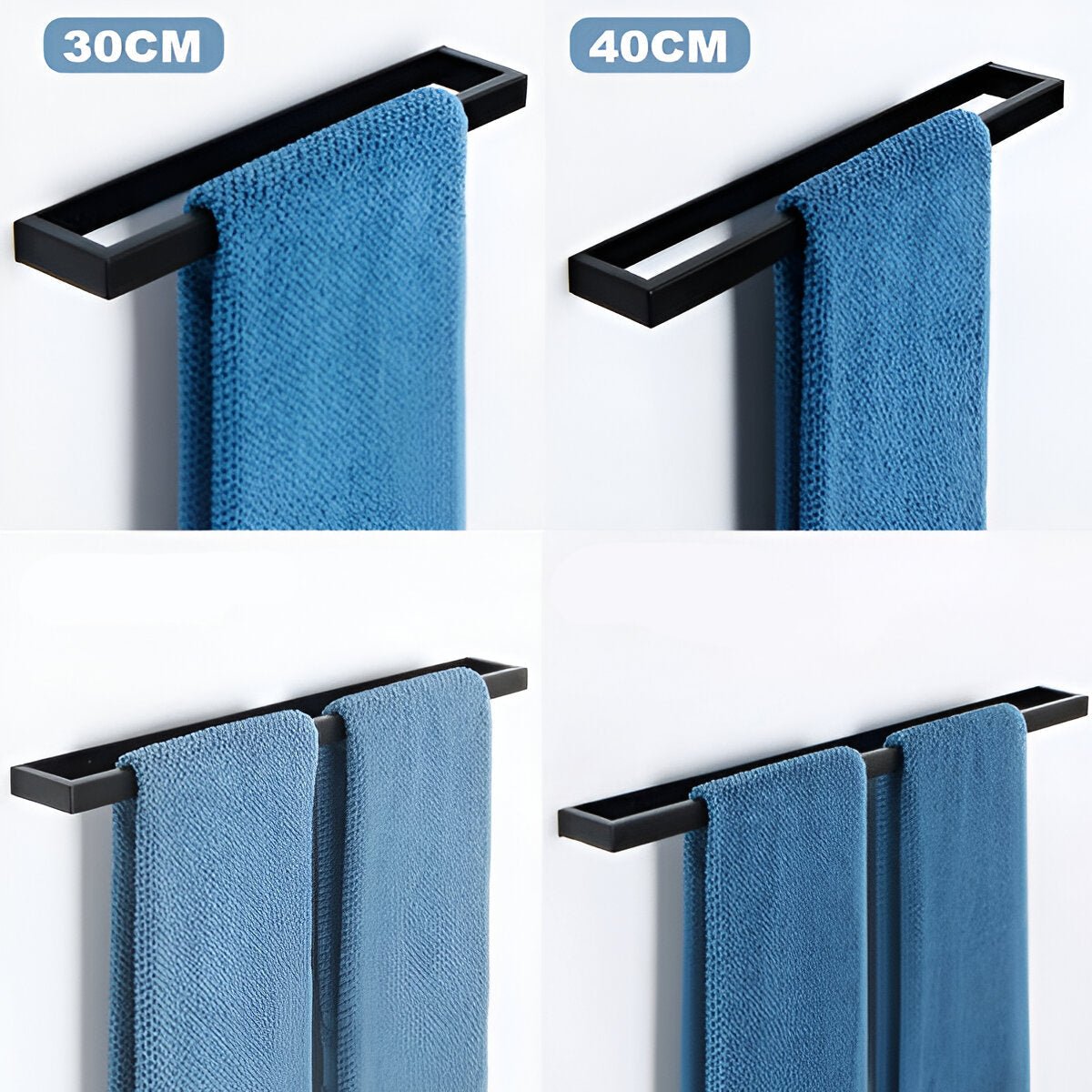 BARHOLD – Wall-mounted towel rack made of sturdy stainless steel