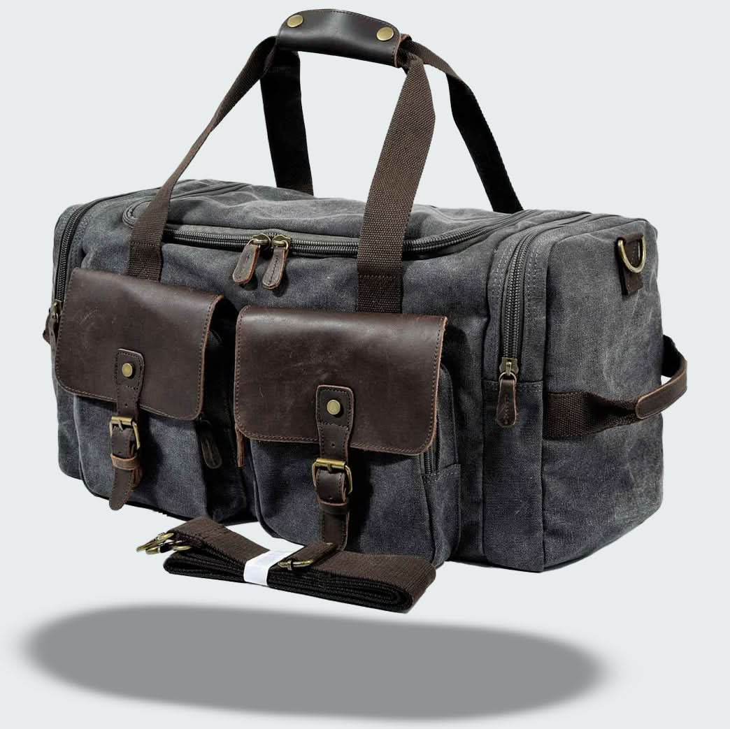Waxed Canvas Travel Duffle 9.6 Gallon