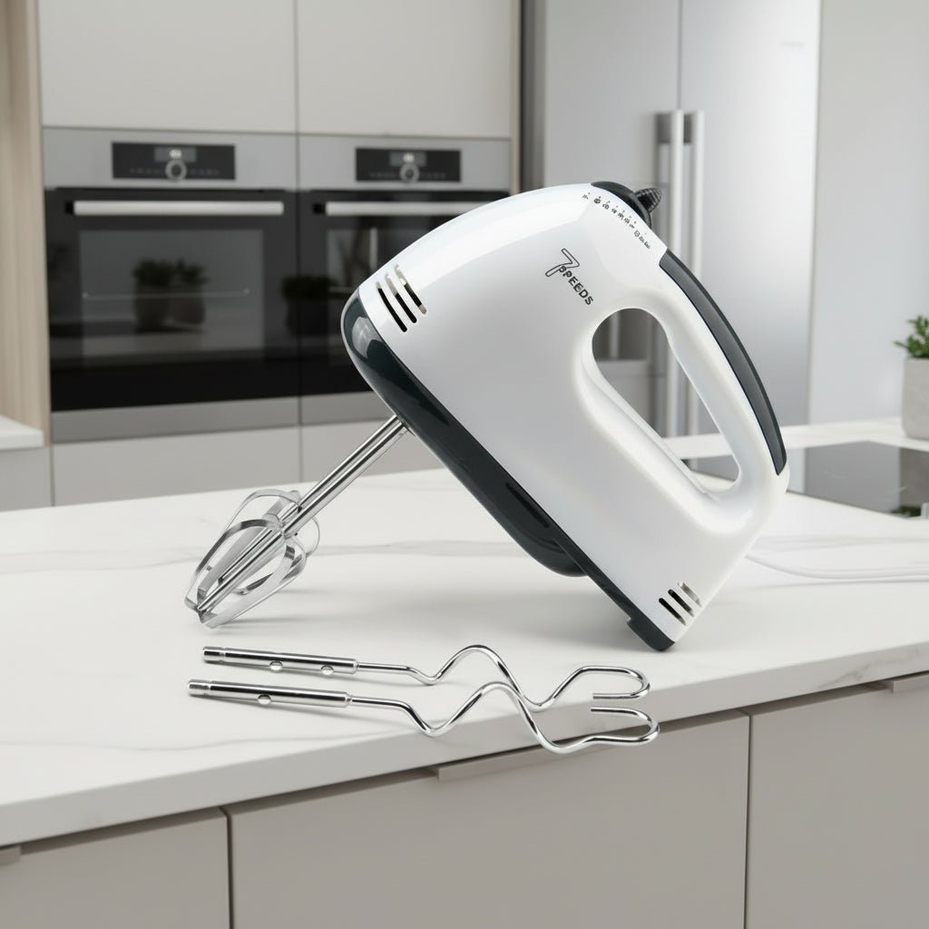 BEAT FORCE – Electric Hand Mixer with 5 Speed Settings