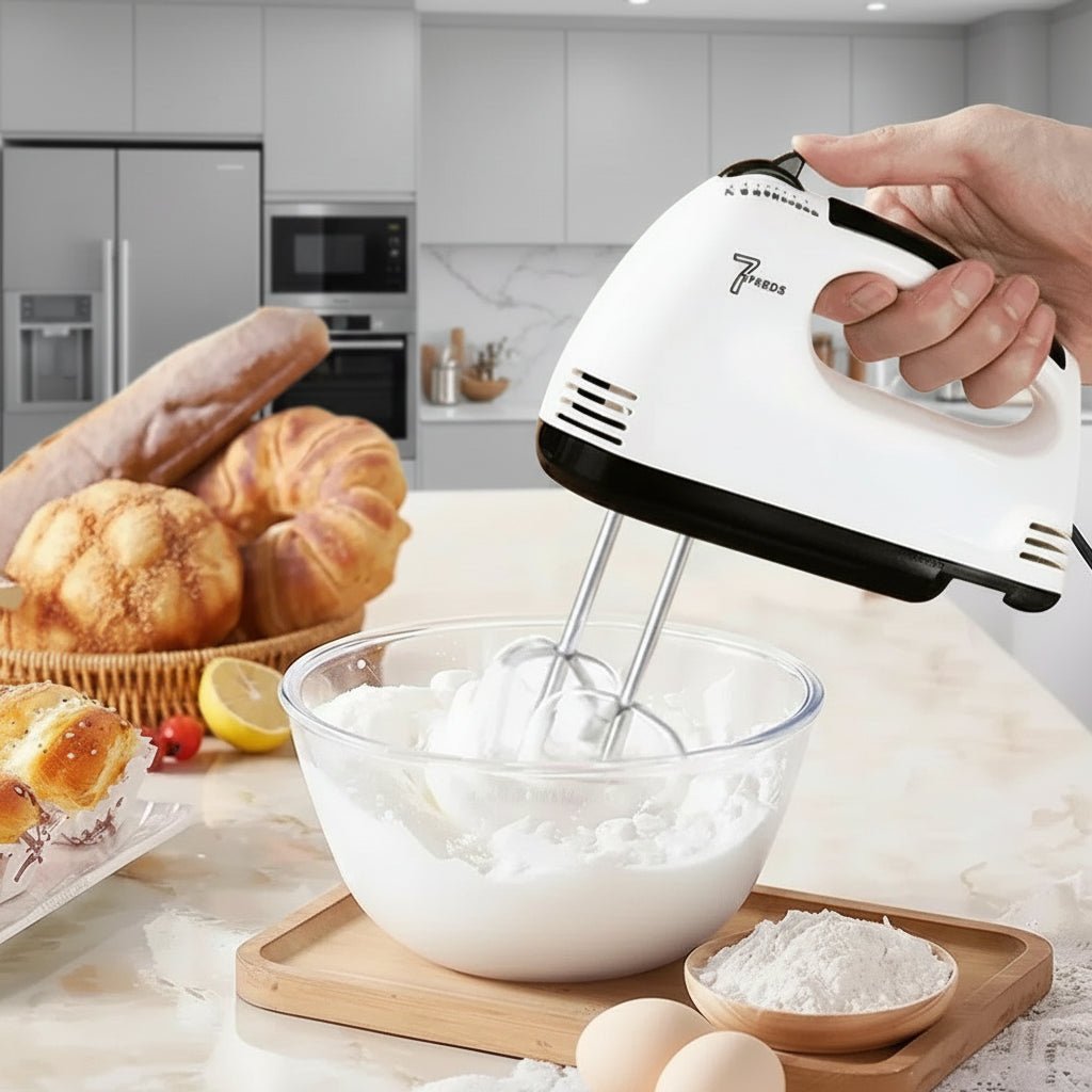 BEAT FORCE – Electric Hand Mixer with 5 Speed Settings