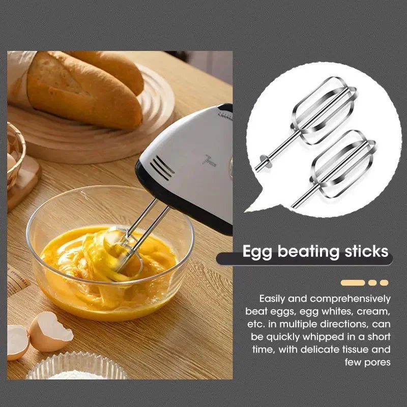 BEAT FORCE – Electric Hand Mixer with 5 Speed Settings