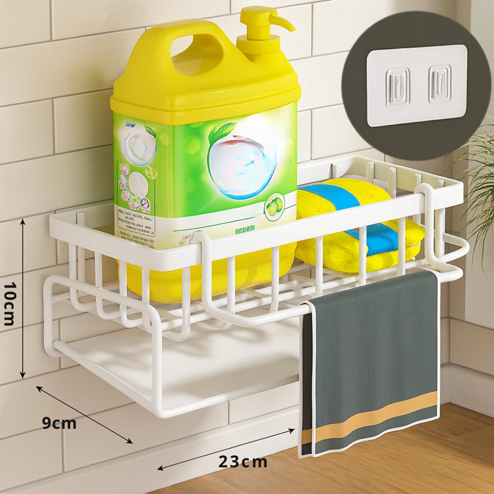 Wall Mounted Soap Dish Towel Rack