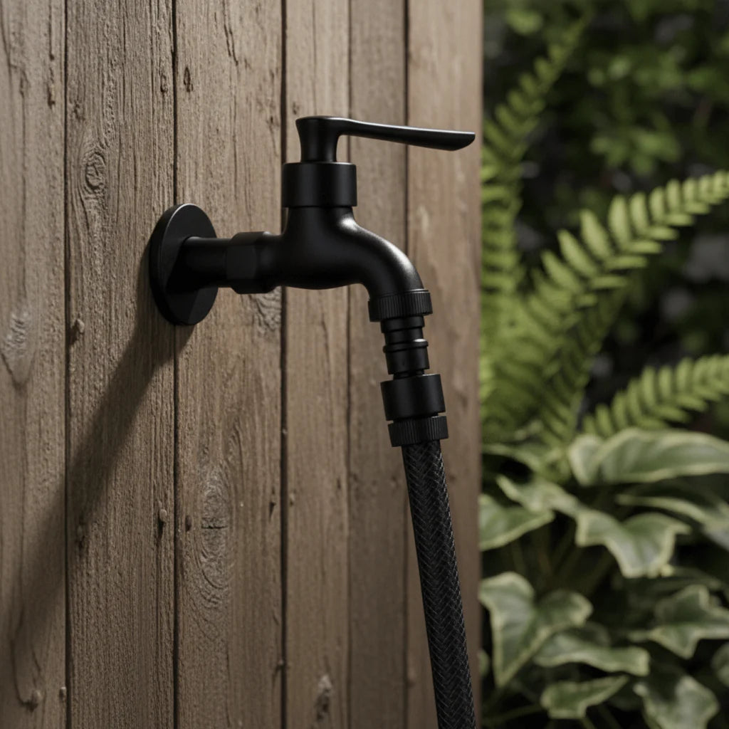 AQUAMOUNT – Wall-mounted water tap – Practical solution for home and garden