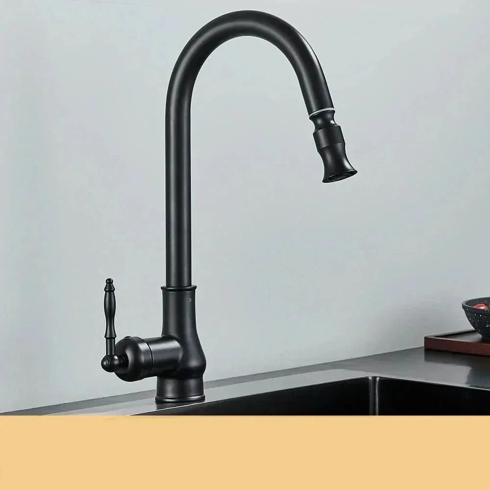 Antique Brass Kitchen Faucet