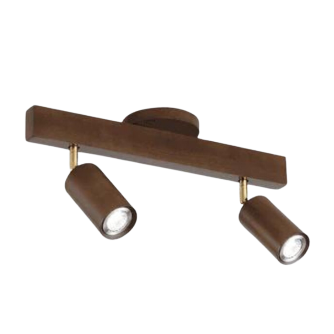 Adjustable Wooden Ceiling Spotlight