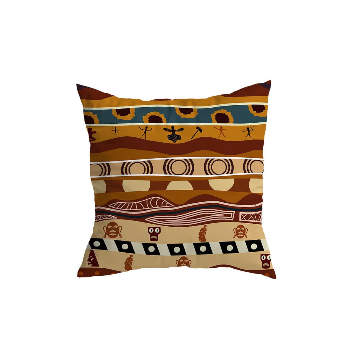African Pattern Pillow Cover Decorative Cushion