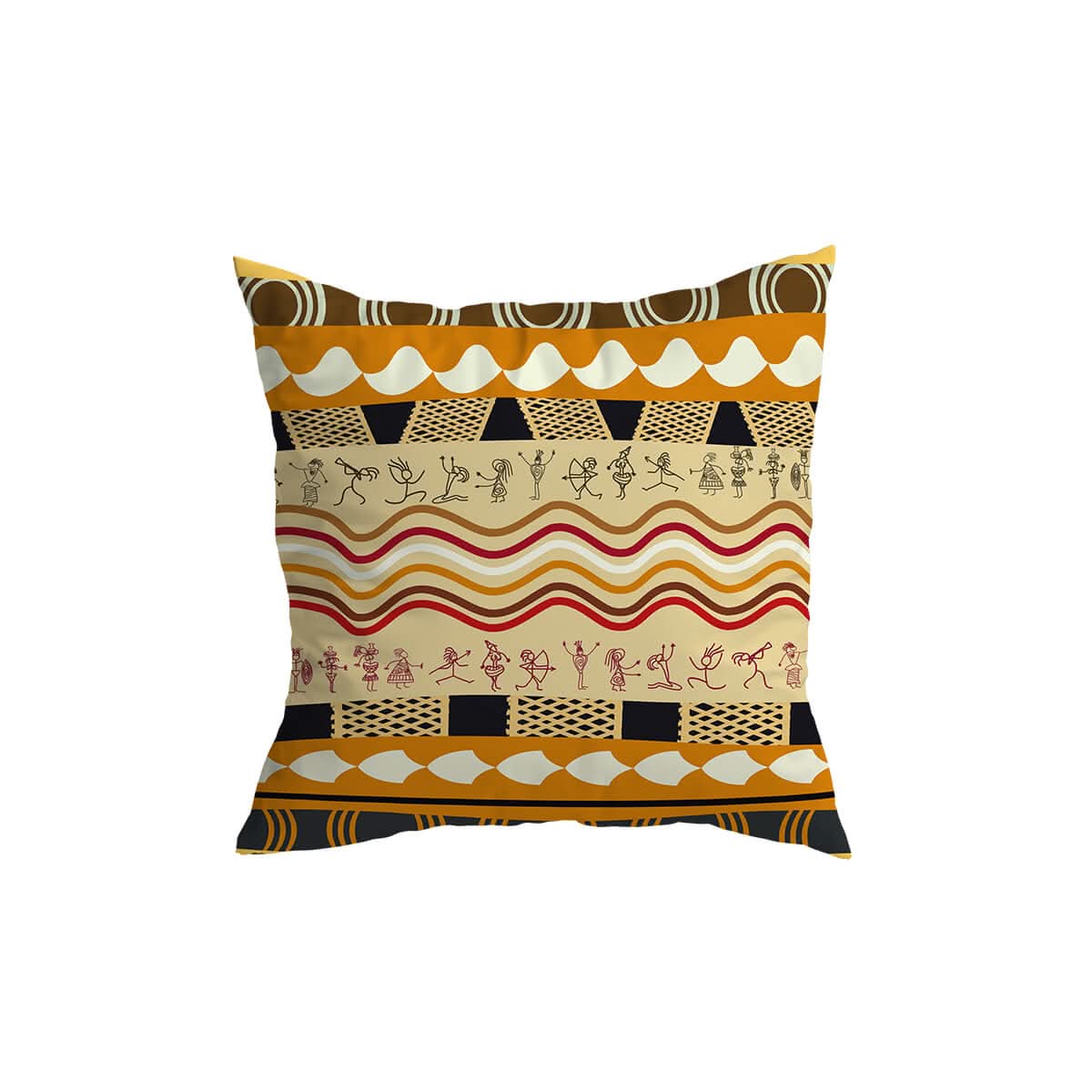 African Pattern Pillow Cover Decorative Cushion