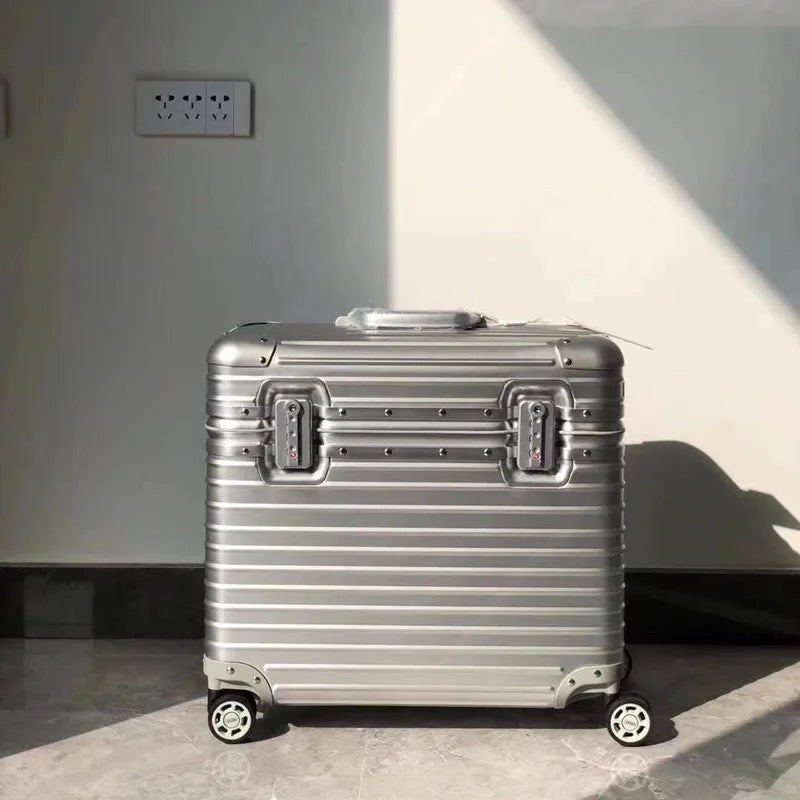 Monaco Aluminum Magnesium Hard Shell Suitcase with 360 Spinner Wheels