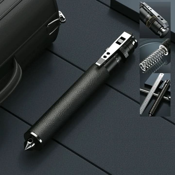 Automatic Folding Walking Stick Adjustable Cane