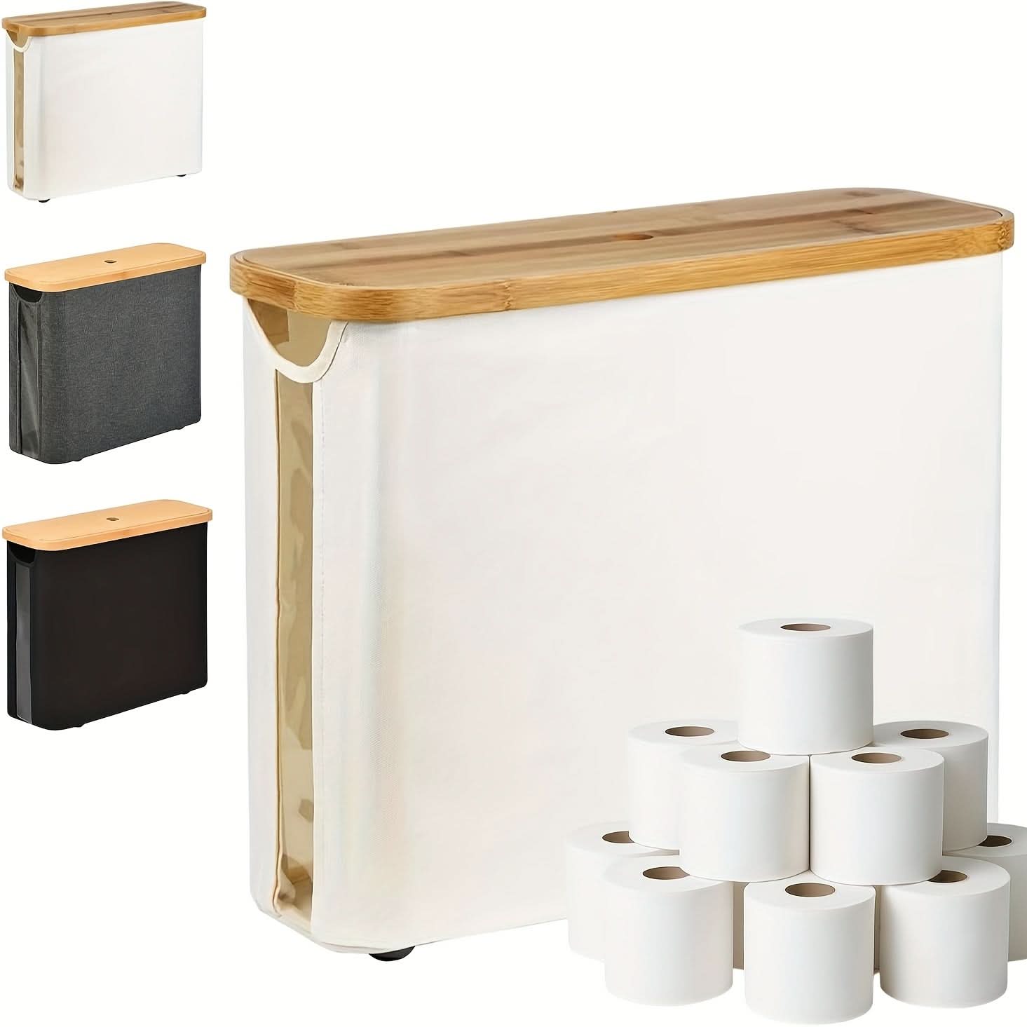 Toilet Paper Holder Storage Basket