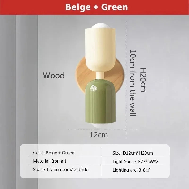 Nordic Double Head Wall Lamp for Indoor Lighting